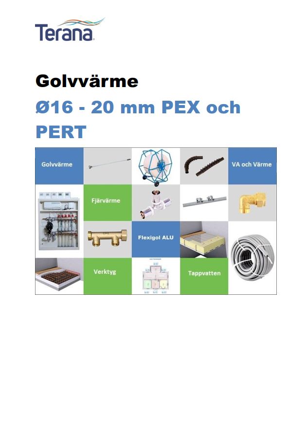 Produktblad golvvärme